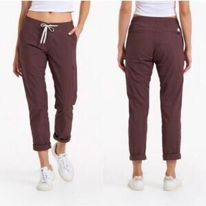 Vuori Burgundy Chestnut Ripstop Utility Pants VW401 Size Small